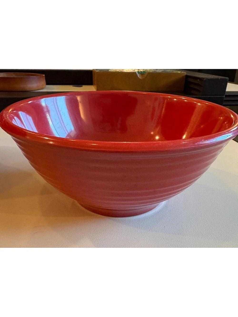 Target Home Everyday Melamine Cereal Bowls Ribbed Red Set of 8 Dishwasher Safe
